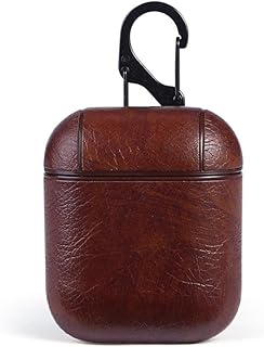 Étui airpods, housse airpods en cuir véritable, accessoires pour écouteurs, housse de protection