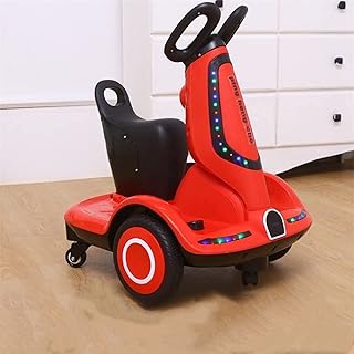 Scooter électrique multifonctionnel pour enfants scooter à quatre roues avec double moteur musique