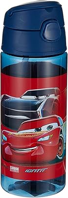 Bouteille d'eau de sport en plastique suralimentée disney cars 500 ml