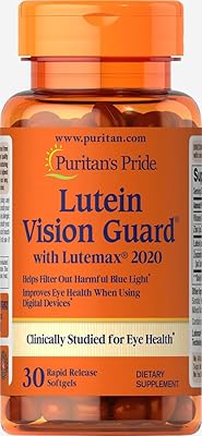 Protecteur de vision contre la lumière bleue lutéine puretan's pride avec lotimax®