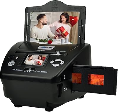 Scanner de films et de photos numériques, scanner hd 16 mp avec écran