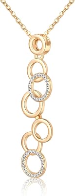 Collier crockle full so-cool plaqué or 18 carats avec cristaux autrichiens - 5061040