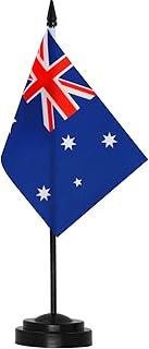 Ensemble de drapeaux de bureau inly deluxe australie - drapeau de bureau miniature