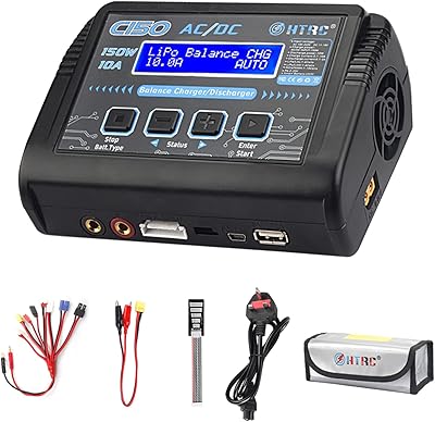 Chargeur de batterie haisitu lithium ion chargeur d'équilibre 150w 10a ac dc