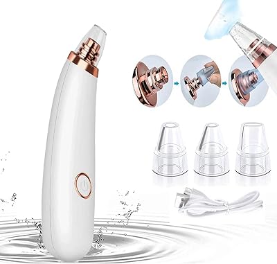 Best buy® aspirateur anti-comédons avec 3 têtes d'aspiration remplaçables kit d'extraction de soins