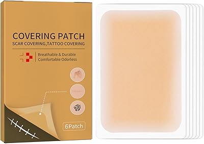 Cache-tatouage, autocollant anti-défauts ultra-mince, ruban de dissimulation de la peau, ruban anti-cernes parfait pour les cicatrices de tatouage et les taches de naissance, 6 pièces. Votre shopping simplifié de A à Z avec Diaytar