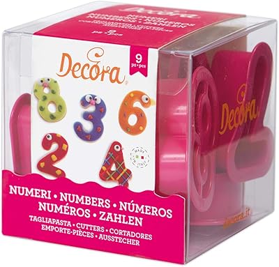 Ensemble d'emporte-pièces deora 255080, rose, 5,2 x 2,2 cm