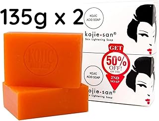 Pack de savons éclaircissants pour la peau kojie san (2 x 135 g)
