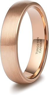 Bague de mariage en tungstène taille 4 mm, 6 mm, 8 mm, 10