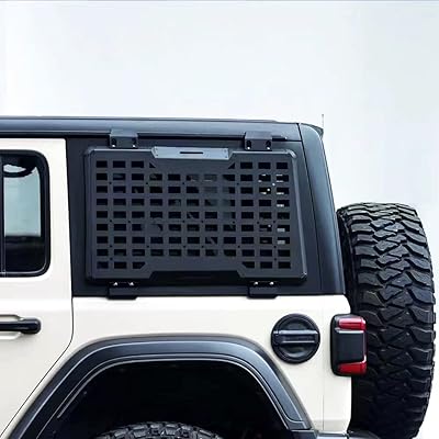 Kit de plaque molle de rangement de lunette arrière fury graver pour jeep