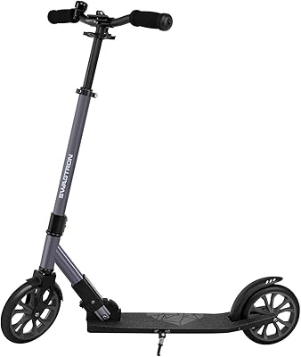 Trottinette de mobilité pliable réglable en hauteur swagtron k8 titan pour adultes