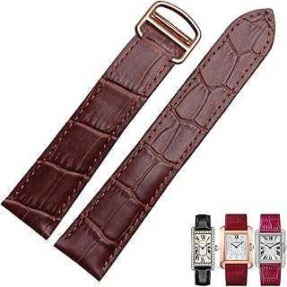 Kkvaus hommes femmes bracelet de montre en cuir véritable 1617/18/20/22/23/24/25mm bracelet de remplacement