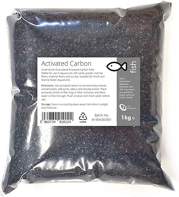 Filtre à charbon actif intralabs 1kg - petits granulés de charbon pour aquarium