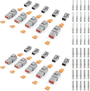 Jrready st6285 dutsch dtp kit de connecteurs étanches 10 jeux à 2 broches