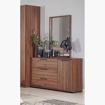 Armoire batara home box 3 tiroirs 1 porte principale sans miroir 39 x