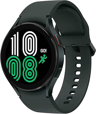 Montre intelligente samsung galaxy watch 4, moniteur de santé, tracker d'activité, batterie longue