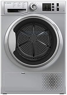 Sèche-linge à condensation à chargement frontal ariston 8 kg, 15 programmes, écran led