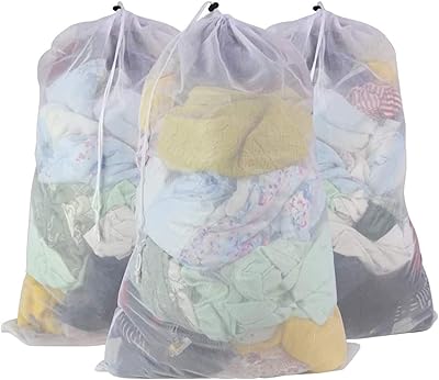 Sac à linge en maille delfino sac avec cordon de serrage pour machine