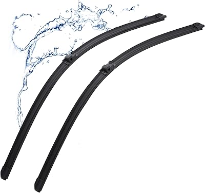 2 balais d'essuie-glace de rechange pour porsche cayenne 2003-2017, volkswagen touareg 2004-2016 ensemble