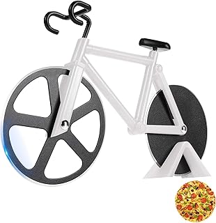 Coupe-pizza vélo siusi, roues de coupe-pizza en acier inoxydable à double lame ultra