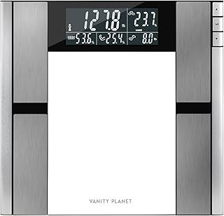 Balance numérique et analyseur corporel vanity planet workit - suit la graisse corporelle