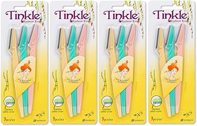 Tondeuse à sourcils tinkle - 12 pièces, basique (paquet de 1)