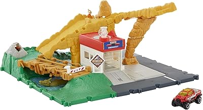 Ensemble de jeu matchbox action drivers avec plusieurs aires portails et lumières