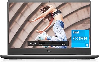 Ordinateur portable dell inspiron 3501 avec écran fhd de 15,6 pouces, processeur intel