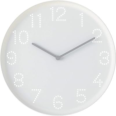 Horloge murale en plastique ikea (blanc, 25 cm)
