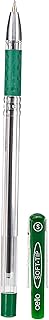 Stylo à bille violoncelle pointe fine 0,7 mm, paquet de 12, vert