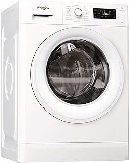 Lave-linge whirlpool à chargement frontal, 9 kg, fwg91284wgcc, garantie d'un an