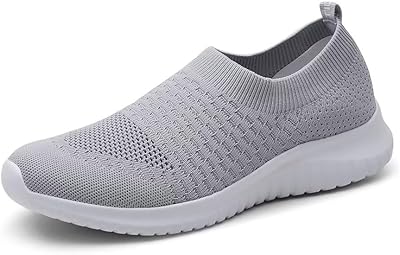 Tiosebon chaussures de marche souples et confortables pour hommes, légères à enfiler