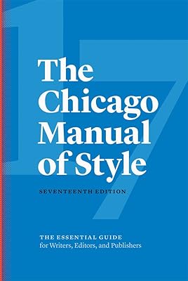 Le manuel de style de chicago, 17e édition