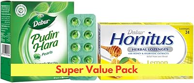 Perles dabur budin hara (5 x 20) + pastilles dabur herbal honitus