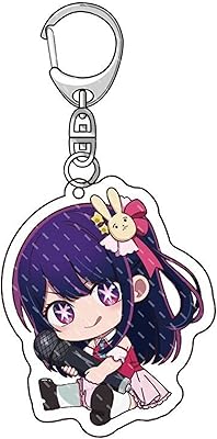 Porte-clés oshii double chaîne no ku ai hoshino transparent standard standard