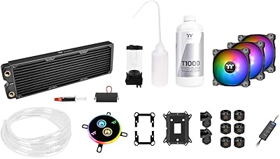 Thermaltake pacific c360 kit de refroidissement par eau ddc res/pompe 5v sync carte