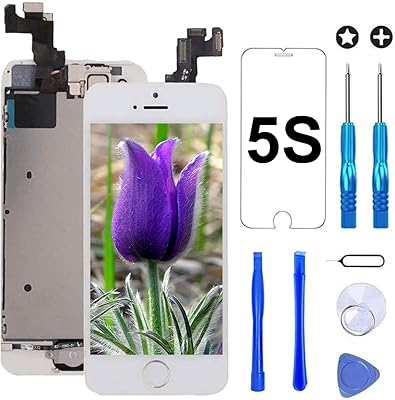 Écran lcd de remplacement tactile blanc brenonac pour iphone 5s-se 2016 ensemble complet