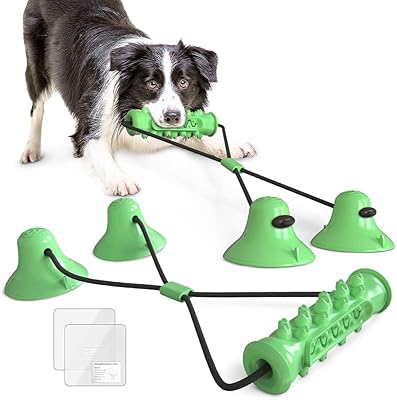 Jouet de tir à la corde à ventouse newstyle pour chien avec 2