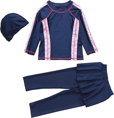Maillots de bain conservateurs pour filles maillots enfants musulmans couverture complète