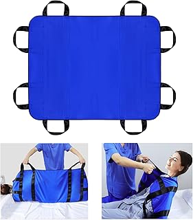 [loschen] feuille de transfert, planche de transfert de patient avec huit poignées, adaptée aux personnes obèses, aux personnes âgées et aux patients nécessitant un transfert (120 * 100 cm (48 * 40 pouces, bleu). Simplifiez vos achats avec Diaytar, le e-commerce nouvelle génération