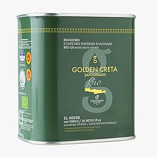 Huile d'olive extra vierge biologique golden creta, 500 ml pressée à froid