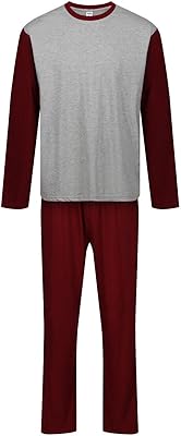 Ensemble pyjama et pantalon à manches longues pour hommes northeast, vêtements de nuit