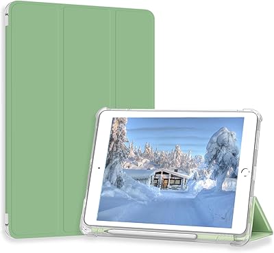 Devos smart cover fine et légère avec support à trois volets en tpu