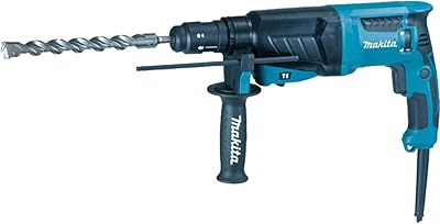 Makita hr2470t/hr2630t marteau perforateur 780 w avec mandrin à changement rapide, capacité béton