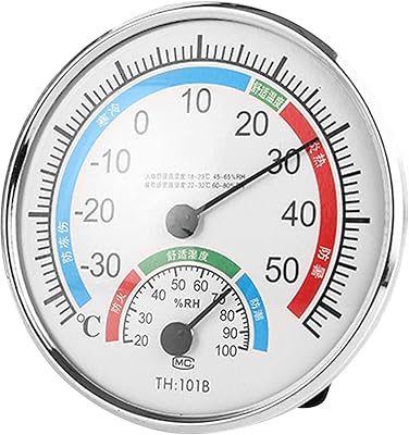 Hygromètre analogique thermomètre numérique à double lecture | moniteur de température pour maison