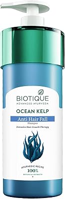 Shampooing aux protéines de varech bio de biotique traitement intensif contre la perte