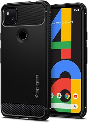 Étui de protection spigen durable conçu pour google pixel 4a