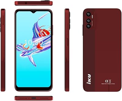 Smartphone iku a11 2 go 32 go 4000 mah rouge voyage