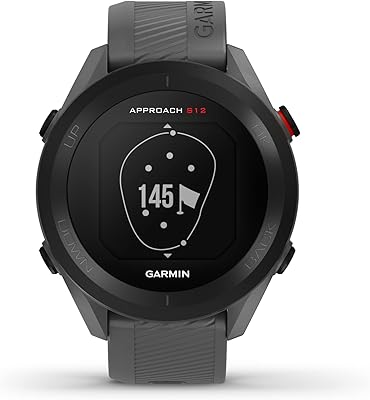 MONTRE DE GOLF GPS GARMIN APPROACH S12 2022, GRIS FONCÉ, TAILLE UNIQUE
