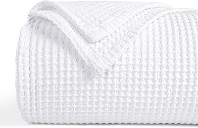 Couverture tissée 100 % coton bhf king size 104" x 90" - couverture